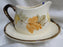 Franciscan October, USA, Fall Leaves: Gravy Bowl w/ Attached Plate, Crazing