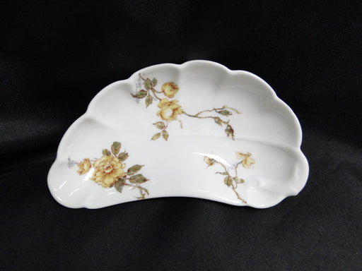 Haviland (Limoges) Schleiger 266, Yellow Roses: Crescent Bone Plate (s), 7"