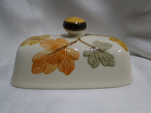 Franciscan October, USA, Fall Leaves: Covered Butter Dish w/ Lid
