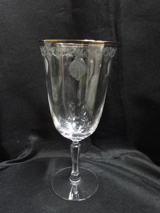 Lenox Classic Shell Crystal, Etched, Gold: Iced Tea (s), 7 3/4", Indentation