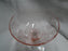 Fostoria Versailles Pink, Etched: Champagne / Tall Sherbet, 6" Tall, As Is