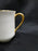 Haviland White w/ Thin Gold Trim: Chocolate Cup & Saucer Set, 2 3/4" Tall, As Is