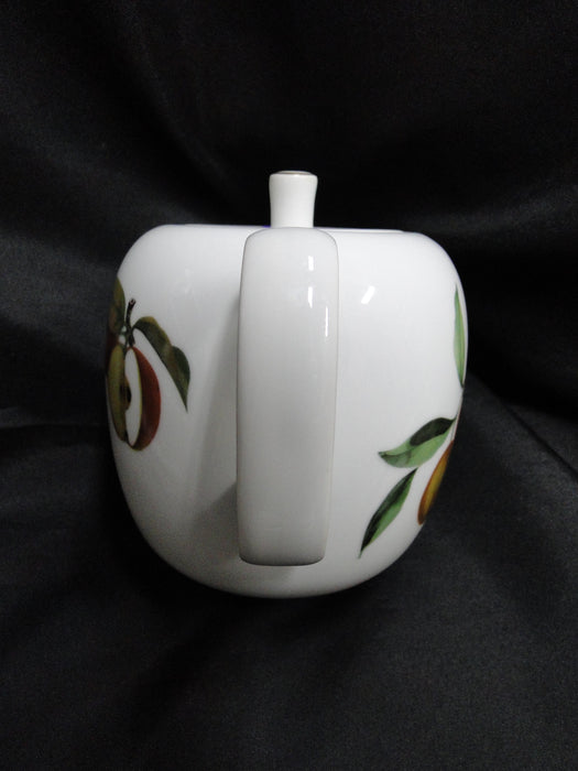 Royal Worcester Evesham Gold, Fruit: Teapot & Lid, 5 3/8" Tall, As Is