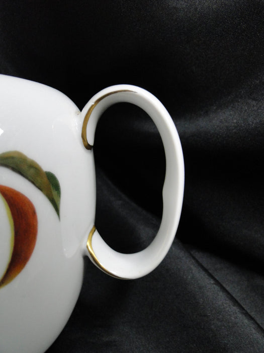 Royal Worcester Evesham Gold, Fruit: Teapot & Lid, 5 3/8" Tall, As Is