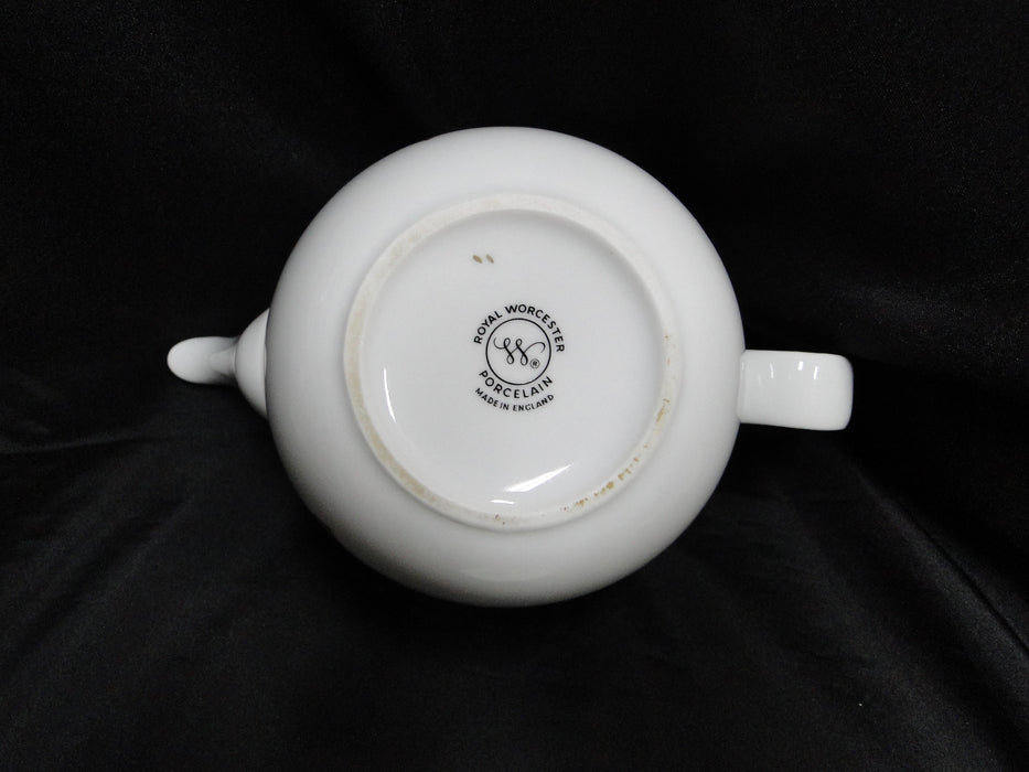 Royal Worcester Evesham Gold, Fruit: Teapot & Lid, 5 3/8" Tall, As Is