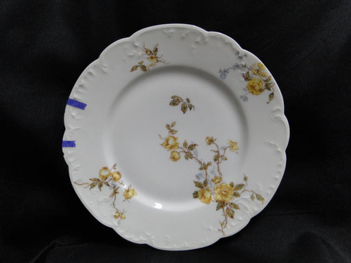 Haviland (Limoges) Schleiger 266, Yellow Roses: Luncheon Plate (s), 8 1/2" As Is
