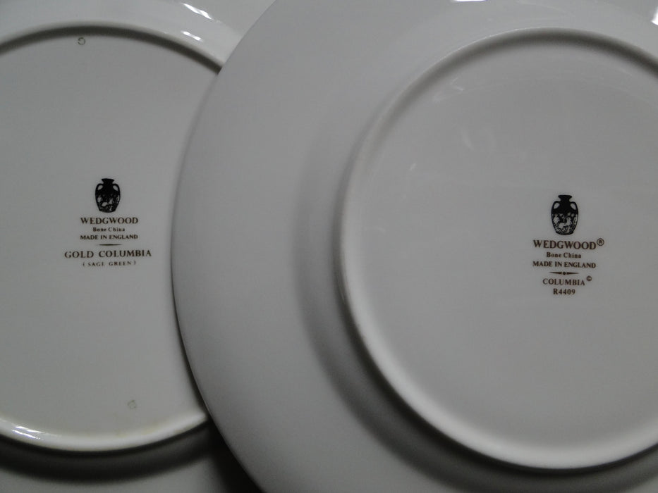 Wedgwood Gold Columbia Sage Green: Bread Plate (s), 6"