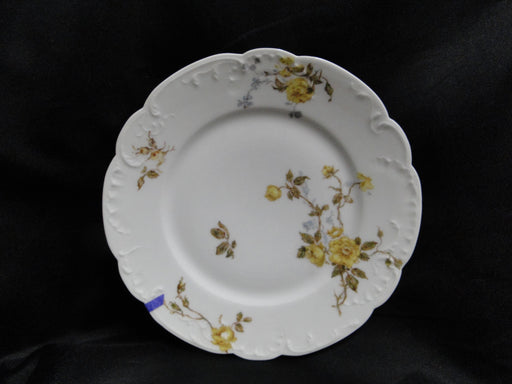 Haviland (Limoges) Schleiger 266, Yellow Roses: Salad Plate (s), 7 3/4", As Is