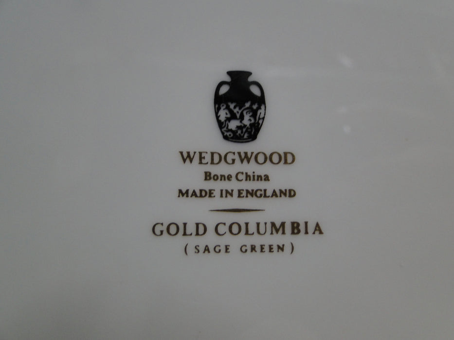 Wedgwood Gold Columbia Sage Green: Square Salad Plate (s), 8 3/8"