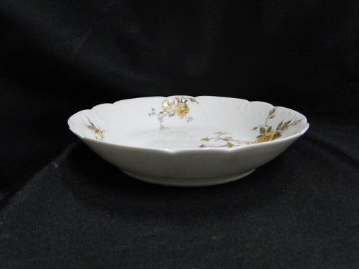 Haviland (Limoges) Schleiger 266, Yellow Roses: Coupe Soup Bowl (s), 7 1/4"