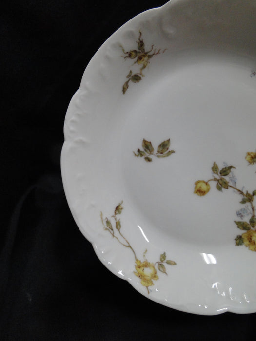 Haviland (Limoges) Schleiger 266, Yellow Roses: Coupe Soup Bowl (s), 7 1/4"