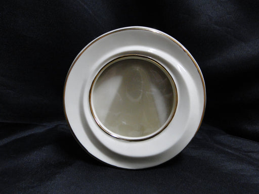 Lenox Off White w/ Gold Trim: Round Picture Frame 5", 3" x 3" Photo, Certificate