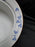 Porsgrund Norway Blue Flowers, Brown Trim: Round Serving Bowl & Lid, 9 3/4"