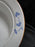 Porsgrund Norway Blue Flowers, Brown Trim: Round Serving Bowl & Lid, 9 3/4"