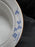 Porsgrund Norway Blue Flowers, Brown Trim: Round Serving Bowl & Lid, 9 3/4"