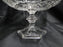 Crystal Clear Industries Flora Collection: Footed Serving Bowl, 8 1/2" x 7 7/8"