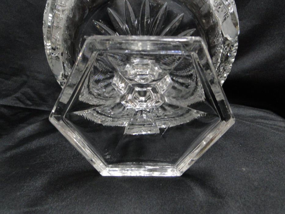 Crystal Clear Industries Flora Collection: Footed Serving Bowl, 8 1/2" x 7 7/8"