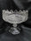 Crystal Clear Industries Flora Collection: Footed Serving Bowl, 8 1/2" x 7 7/8"