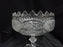 Crystal Clear Industries Flora Collection: Footed Serving Bowl, 8 1/2" x 7 7/8"