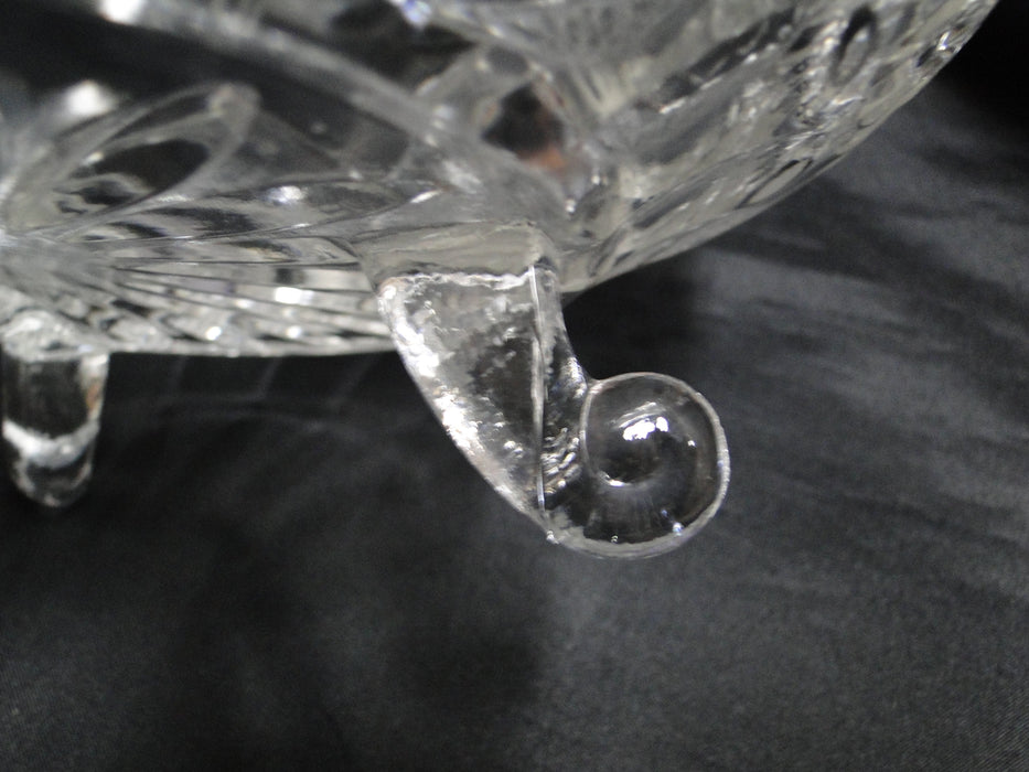 Crystal Clear Industries Flora Collection: 3-Toed Serving Bowl, 8 1/2" x 5" Tall