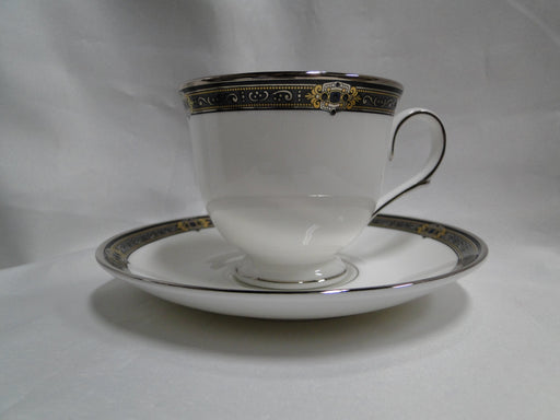 Lenox Vintage Jewel, Gold & Black Border: Cup & Saucer Set (s), 3"