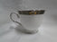 Lenox Vintage Jewel, Gold & Black Border: Cup & Saucer Set (s), 3"