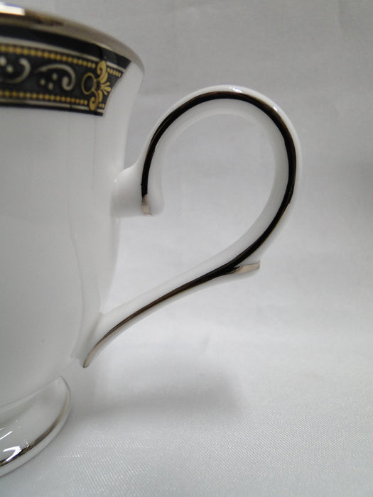 Lenox Vintage Jewel, Gold & Black Border: Cup & Saucer Set (s), 3"