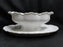 Hutschenreuther Racine, White: Gravy Boat w/ Attached Underplate, Selb, As Is