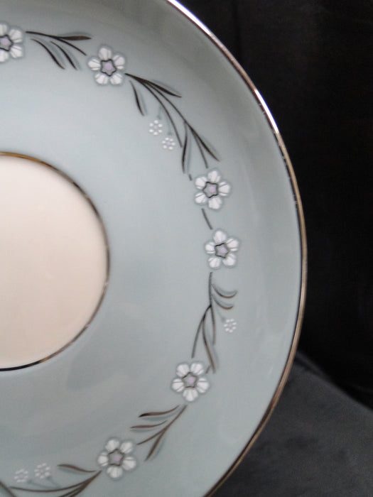 Franciscan Del Rio, USA, Blue w/ Platinum: 6" Saucer (s) Only, No Cup