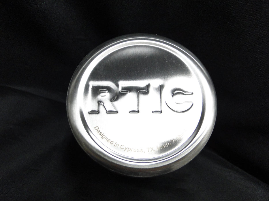 RTIC Stainless Steel Drinkware: NEW 10 oz Lowball Tumbler & Lid, 4 5/8", Box