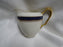 Lenox Jefferson, Blue Band, Red & Gold: Creamer / Cream Pitcher, 3 1/8"