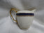 Lenox Jefferson, Blue Band, Red & Gold: Creamer / Cream Pitcher, 3 1/8"
