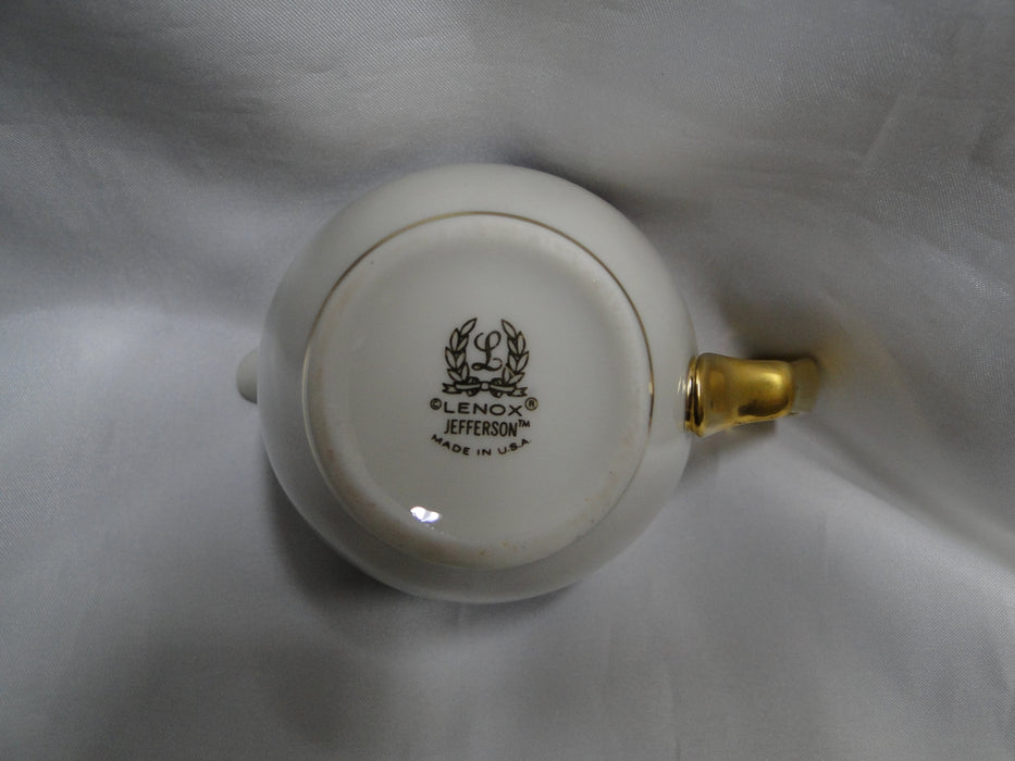 Lenox Jefferson, Blue Band, Red & Gold: Creamer / Cream Pitcher, 3 1/8"