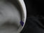 Gold China GOC10, Flowers, Tan & Purple Edge: Sugar Bowl & Lid, 4 5/8", As Is
