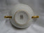 Lenox Jefferson, Blue Band, Red & Gold: Cream Soup Bowl & Saucer