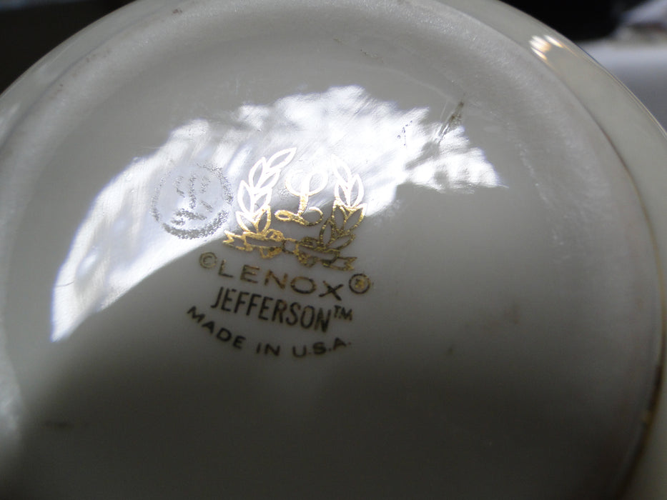 Lenox Jefferson, Blue Band, Red & Gold: Cream Soup Bowl & Saucer