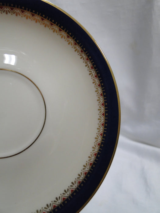 Lenox Jefferson, Blue Band, Red & Gold: Cup & Saucer Set (s), 2 7/8" Tall