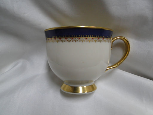 Lenox Jefferson, Blue Band, Red & Gold: Cup & Saucer Set (s), 2 7/8" Tall