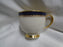 Lenox Jefferson, Blue Band, Red & Gold: Cup & Saucer Set (s), 2 7/8" Tall