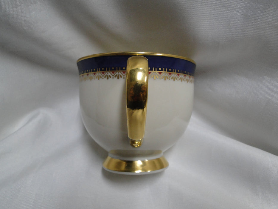 Lenox Jefferson, Blue Band, Red & Gold: Cup & Saucer Set (s), 2 7/8" Tall