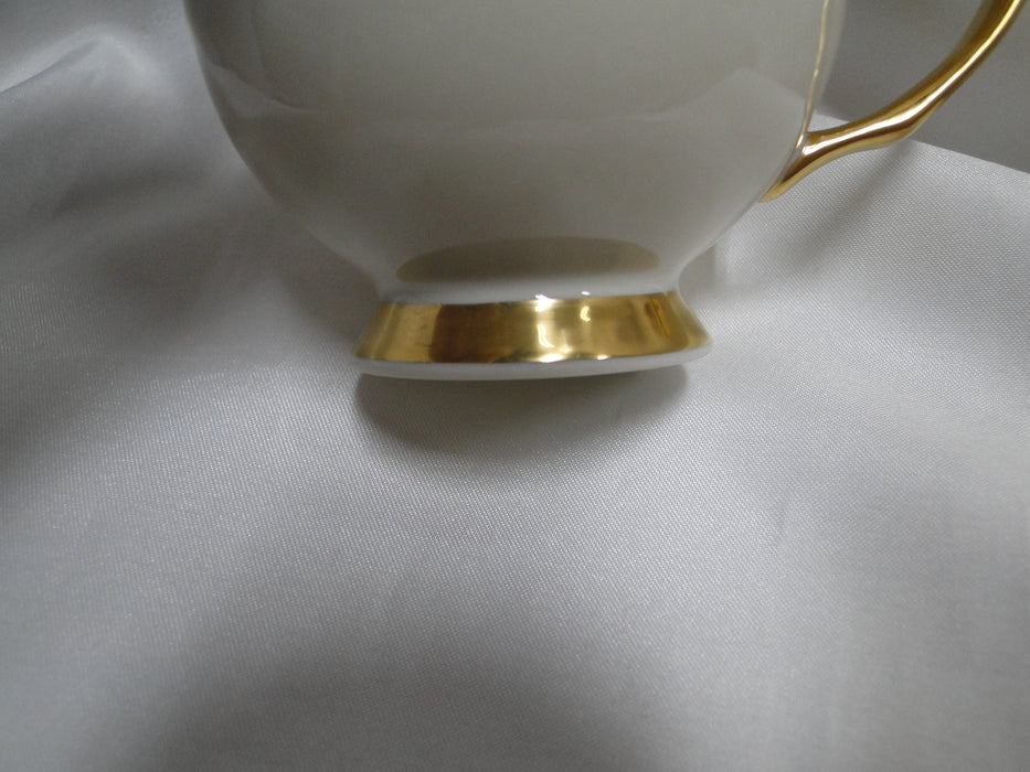 Lenox Jefferson, Blue Band, Red & Gold: Cup & Saucer Set (s), 2 7/8" Tall