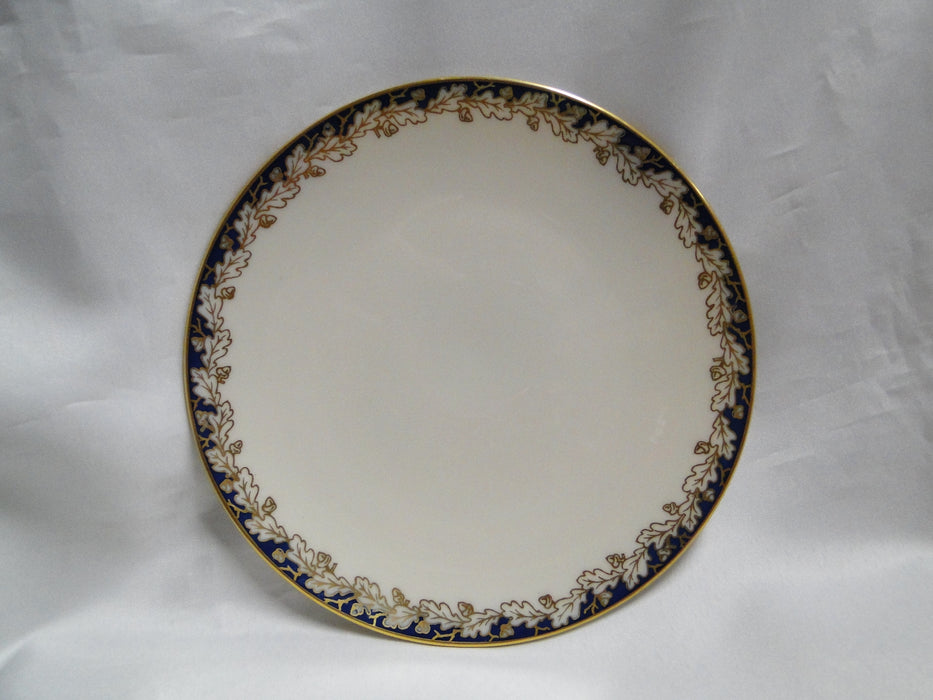 Lenox Oakleaf Cobalt Blue, Gold Leaves: 7" Cream Soup Saucer Only, No Bowl