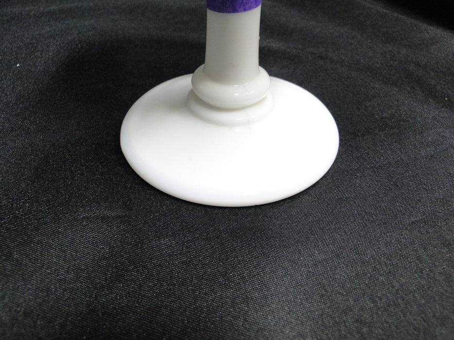 Westmoreland Della Robbia Milk Glass, White, Fruit: Water Goblet (s), 6", As Is
