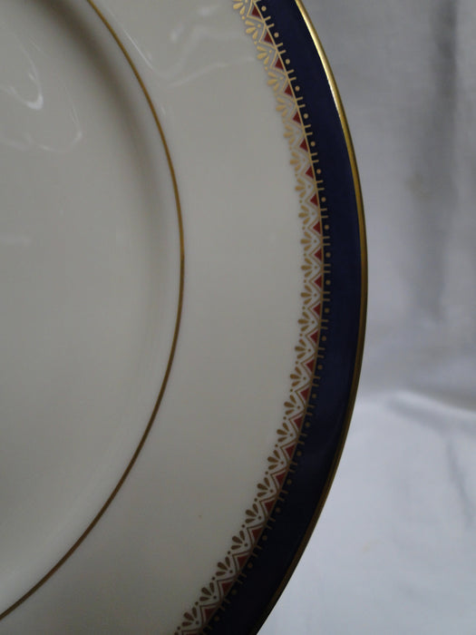 Lenox Jefferson, Blue Band, Red & Gold: Dinner Plate (s), 10 1/2", As Is