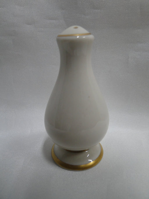 Franciscan Gold Band, Ivory: Salt OR Pepper Shaker, 3 1/8" Tall, 2 Holes