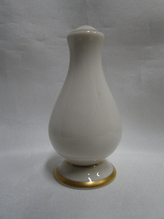 Franciscan Gold Band, Ivory: Salt OR Pepper Shaker, 3 1/8" Tall, 2 Holes