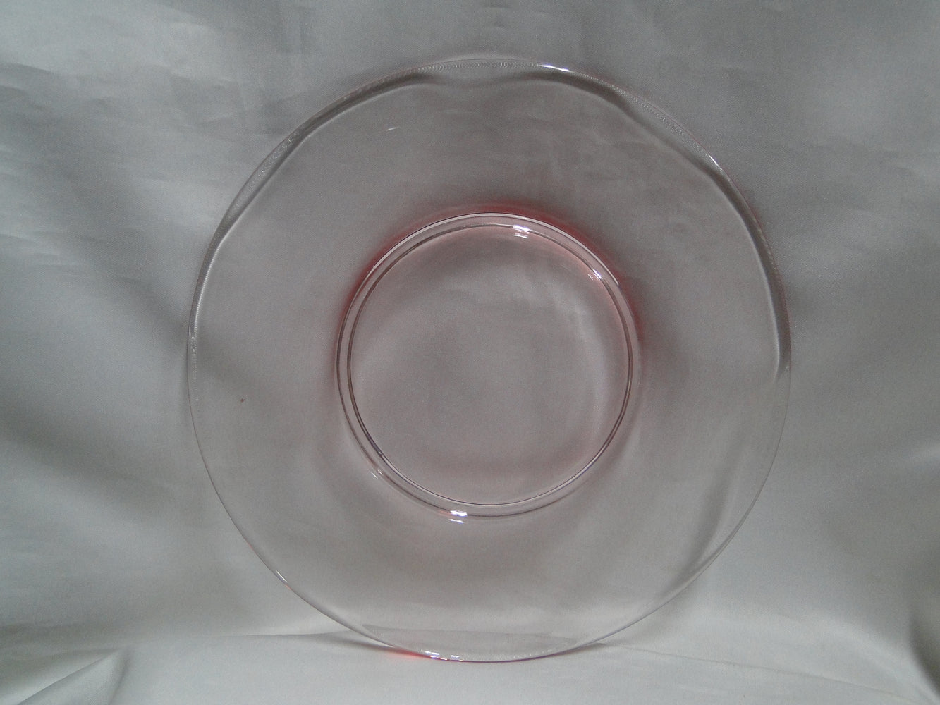 Cambridge Round Pink, No Etch, No Design: Luncheon Plate (s), 8 1/8"