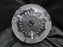French Tazza, Etched Frosted Fruit: 3-Toed Serving Bowl, 8 3/4" x 5" Tall, As Is