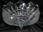 French Tazza, Etched Frosted Fruit: 3-Toed Serving Bowl, 8 3/4" x 5" Tall, As Is