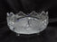 French Tazza, Etched Frosted Fruit: 3-Toed Serving Bowl, 8 3/4" x 5" Tall, As Is